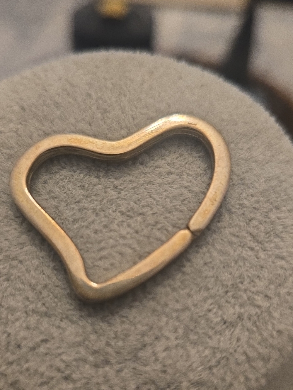 Elsa Prretti Heart-Shaped Key Ring Stamped 925 - Women's Jewelry